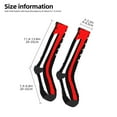 thumbnail image 5 of Fotbe Firefighters USA Flag print Women's Men's Novelty Crew Socks Cotton Socks Knee High Socks for Walking,Running,Nurses,Pregnancy, 5 of 9