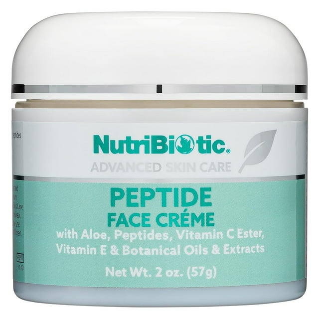 Crema facial NutriBiotic Peptide con GSE ultrahidratante 60 ml
