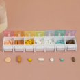 thumbnail image 4 of Lishi Large 7-Day Weekly Pill Box, Medicine Organizer with 7 Compartments, Travel-Friendly Tablet Dispenser, 4 of 5