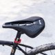 thumbnail image 4 of Asiento de bicicleta Extra ancho a prueba de golpes bicicleta de carretera Punto blanco negro, 4 of 8