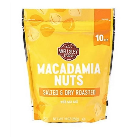 Wellsley Farms Macadamia Nuts with Sea Salt  10 oz.