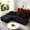 Black2, variant on 105" Boneless Couch with Chaise L Shaped Cloud Couch with Waist Pillows Comfy Corduroy Deep Seat Modular Sectional Sofa for Living Room Bedroom