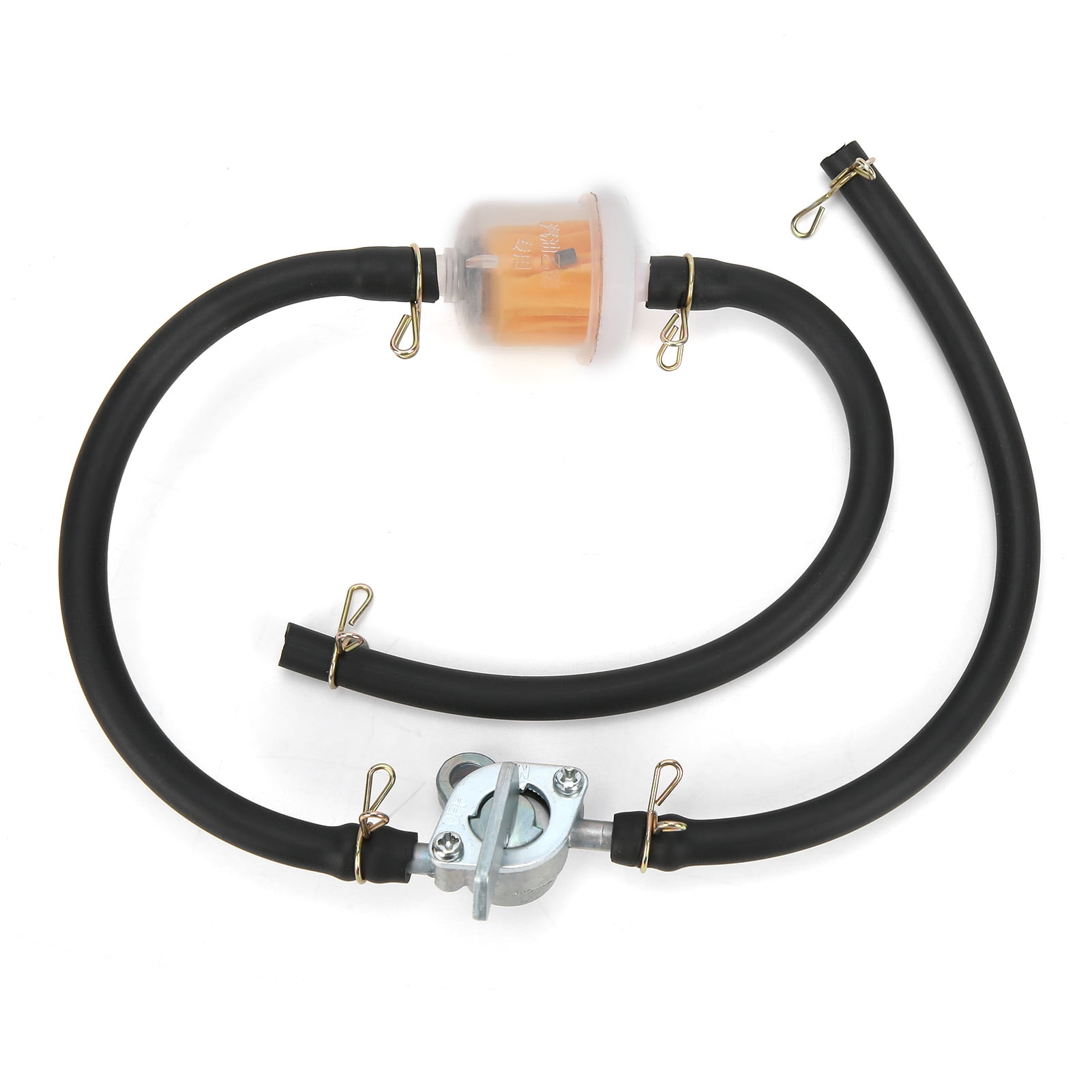 Fuel Tank Tap Filter, Fuel Tank Petcock Switch Flexible To Use With Switch Valve For Mopeds ATVs