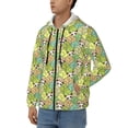 thumbnail image 3 of Naloa Cartoon Panda And Leaf Men’s Hoodies, Zip up Hoodie, Sweatshirts,Hoodies for Men Sizes S-3XL-Large, 3 of 5