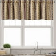 thumbnail image 3 of Ambesonne Tribal Valance & Curtain, Striped Ornament, 55"x30", Multicolor, 3 of 6