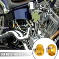 thumbnail image 2 of Unique Bargains 4pcs AN12 Hex Gold Tone Car Hose Finisher Clamp Adapter Line End Cover Connector, 2 of 6