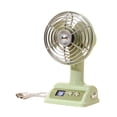 thumbnail image 2 of Ventilador de escritorio silencioso y recargable, práctico ventilador de mesa para exteriores, interiores, viajes y dormitorios. verde, 2 of 8