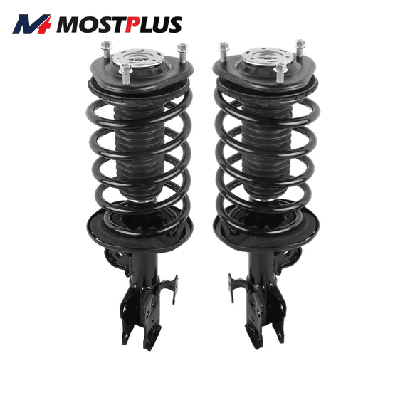 MOSTPLUS Pair Front Complete Struts Shocks & Coil Springs for 2010-2015 Toyota Prius 1.8L