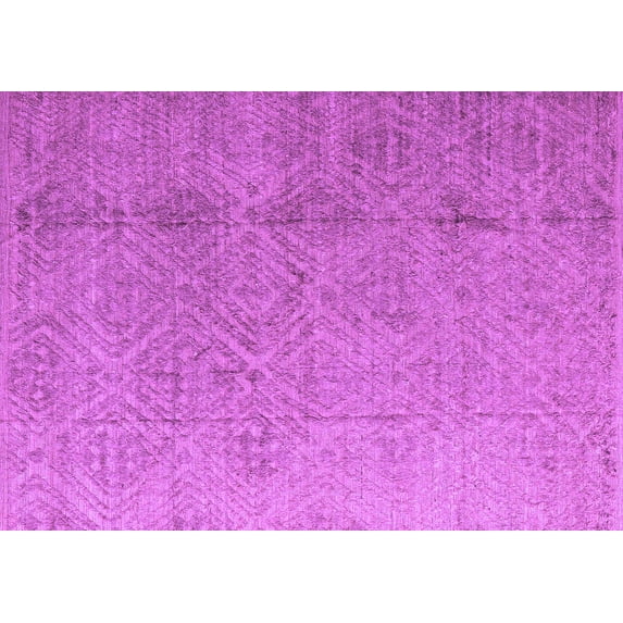Ahgly Company Indoor Rectangle Oriental Purple Modern Area Rugs, 5' x 7'