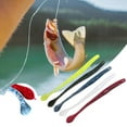 thumbnail image 4 of 8Pcs/Set Artificial Bait Simulated Easy to Throw Soft Artificial Noodle Worm Fishing Lure for Outdoor, 4 of 7
