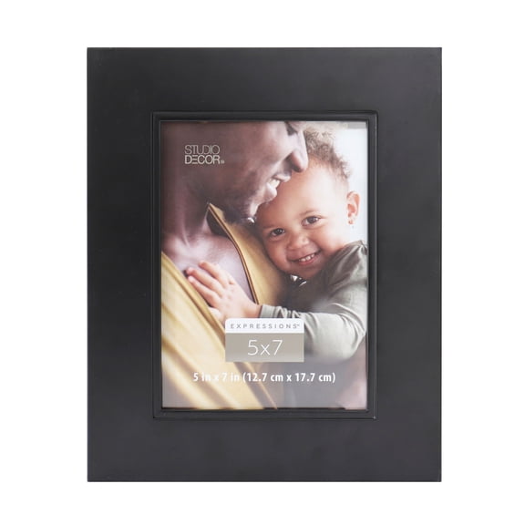 Studio Decor Expressions 5" x 7" Black Wide Frame