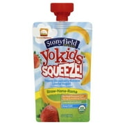 Stonyfield Yokids Organic Low fat Strawberry Banana Yogurt, 3.7 Oz.