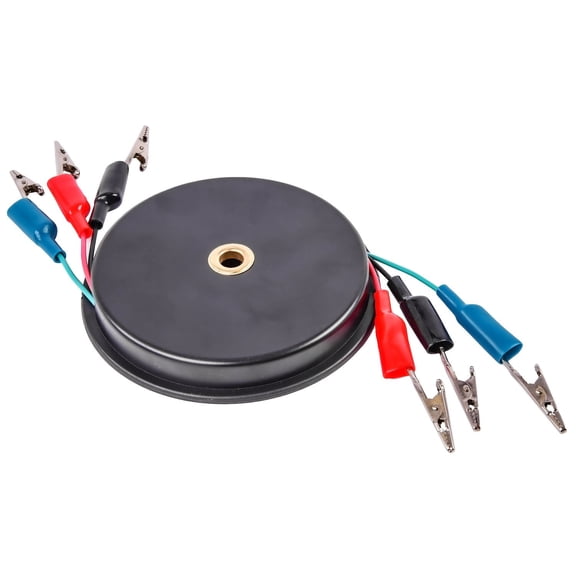 JEGS 3 Wire Electrical Test Leads, Retractable, 10 ft., w/ Clips