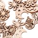 thumbnail image 3 of 50 Piezas Surtido MDF Forma de Recortes Adornos de Adorno de Scrapbooking Arte Craft Etiquetas Decoración de DIY Venta, 3 of 9