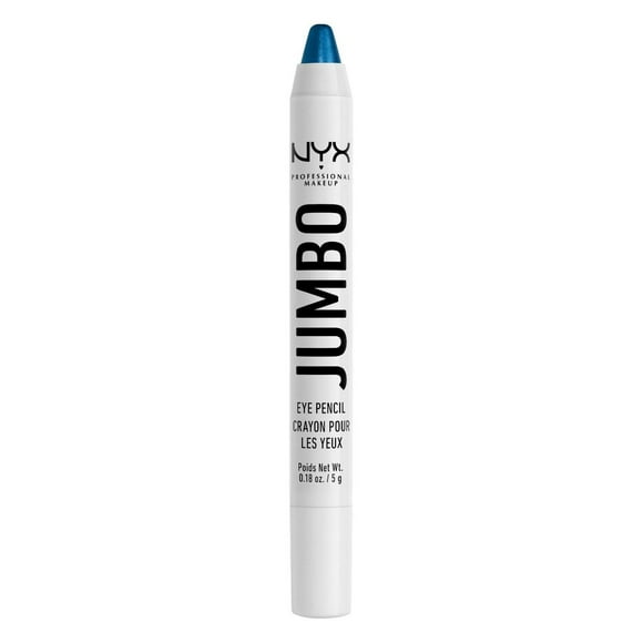 NYX PROFESSIONAL MAKEUP, Crayon Jumbo pour les yeux, Formule crémeuse, Crayon aiguisable - Blueberry Pop (Bleu)