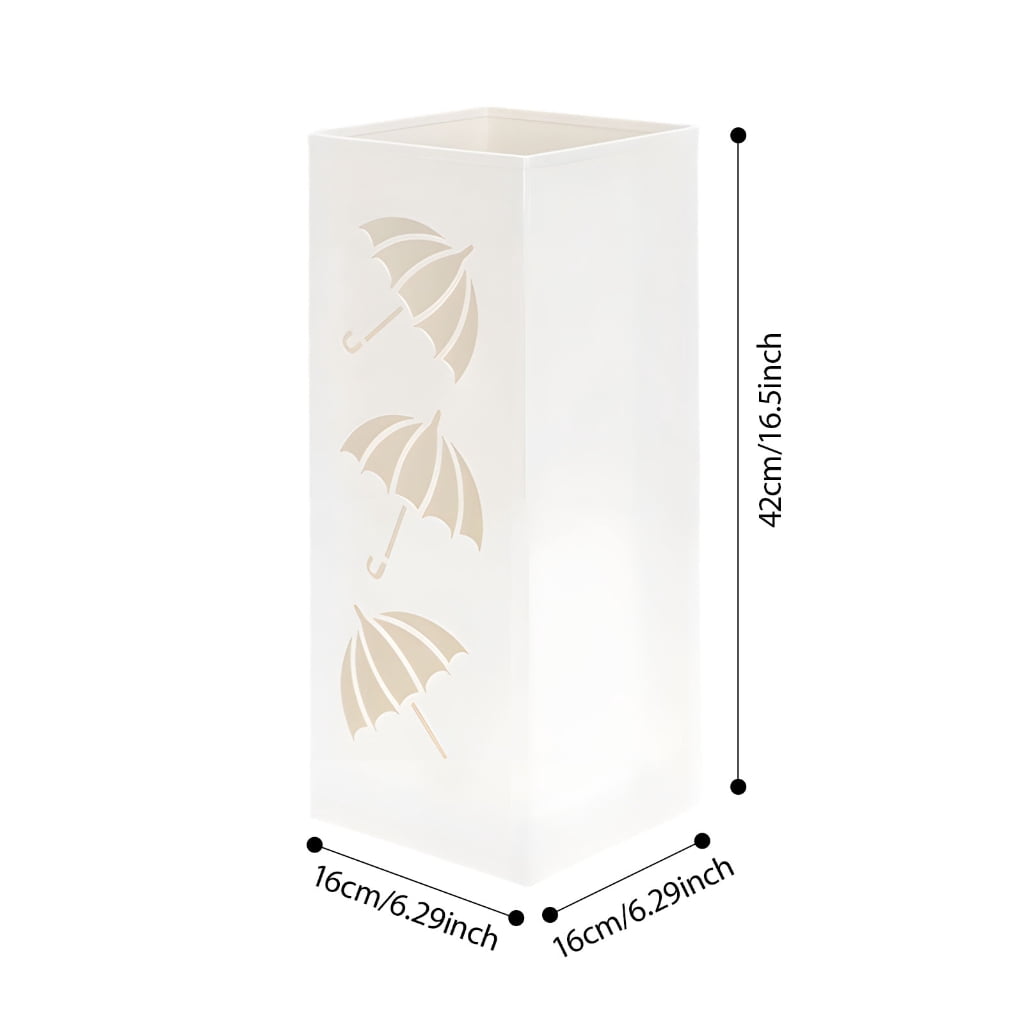 Sleek Metal Umbrella Stand With Ventilated Structure For Quick Drying And Compact Placement