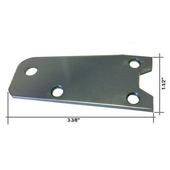Shower Door Pivot Plate for Swinging Pivot Shower Doors