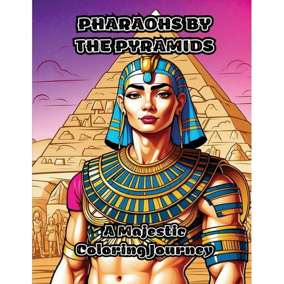 Pharaohs by the Pyramids: A Majestic Coloring Journey, (Paperback)