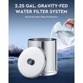 thumbnail image 2 of Sistema de filtro de agua CO-Z Gravity Feed Steel 8.5 L, 2 of 9