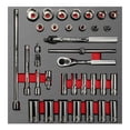 thumbnail image 2 of Juego Dados Y Acc 3/8 métricos Cortos & Largos 35 Pzs Urrea Urrea CH202, 2 of 3