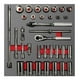 thumbnail image 2 of Juego Dados Y Acc 3/8 métricos Cortos & Largos 35 Pzs Urrea Urrea CH202, 2 of 3