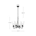 thumbnail image 4 of CH570423BGCL-Alora Lighting-Salem - 4 Light Chandelier-19.75 Inches Tall and 22.5 Inches Wide-Brushed Gold Finish    -Traditional Installation, 4 of 7