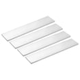 thumbnail image 1 of Unique Bargains Square Aluminum Flat Bar, 4 Pack 1/4' Thickness 2' Width 10' Length, 1 of 5