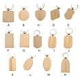 thumbnail image 4 of relayinert 1/2/3/5 Wood Key Chain Craft Blank Keyring Gift Personalized Pendant Hanging Outdoor Holder Handicraft Organizer Accessory Type 2 1 Pc, 4 of 6