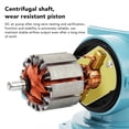 thumbnail image 3 of Air Assist Pump 60W 80L Per Min Airflow Low Noise Cutting   Edge Clean Cuts For  Engraving Machines, 3 of 8