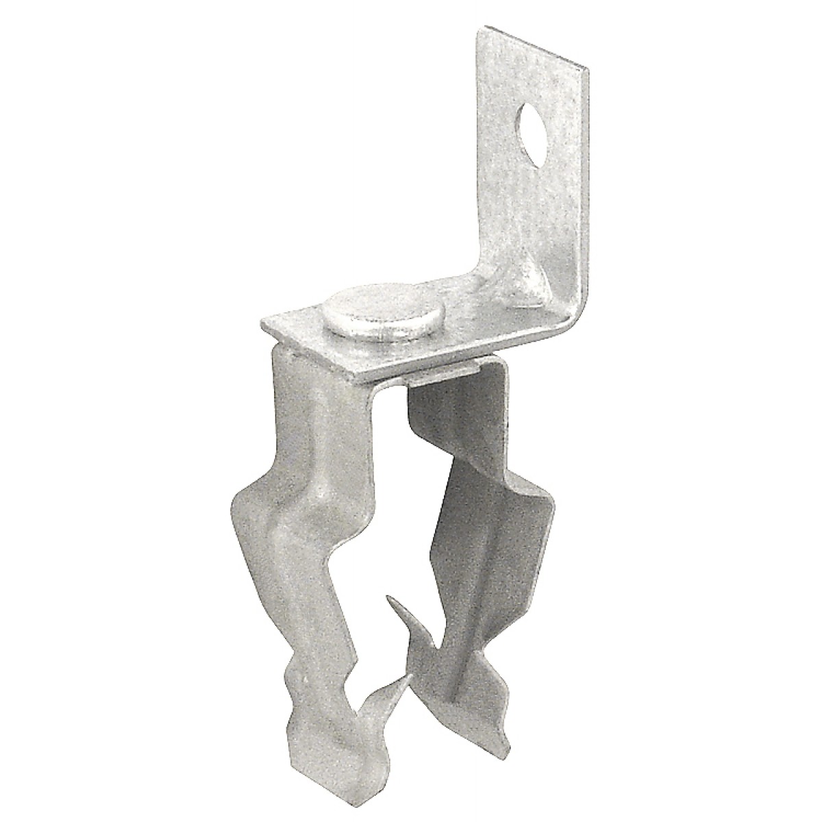 5 Pcs, Push In Conduit Hanger w/Angle Bracket, for 1 In. Emt, Zinc