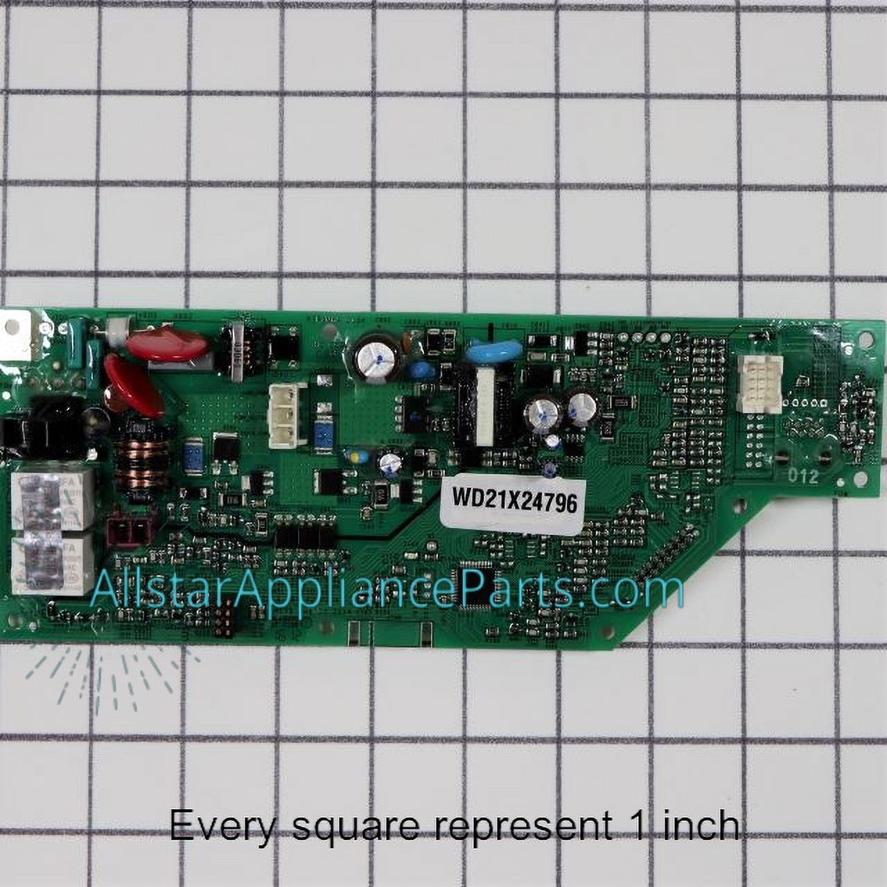 GE Dishwasher Electronic Control Board WD21X24796
