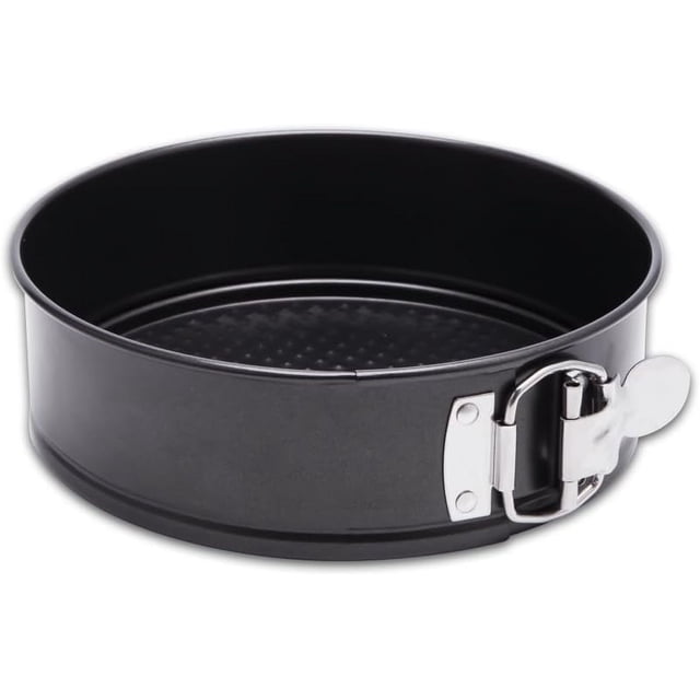 9 Inch Non-stick Cheesecake Pan Springform Pan with Removable Bottom/Leakproof Cake Pan with 50 Pcs Parchment Paper - Black