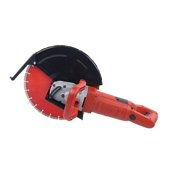14" Circular Concrete Cut Off Saw Wet Dry Concrete Saw Cutter Electric Wall Chaser Slotting Machine W/ Water Pump