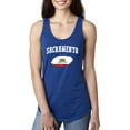 thumbnail image 1 of MmF - Women's Racerback Tank Top, up to Women Size 2XL - Sacramento, 1 of 5