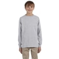 thumbnail image 1 of Jerzees T-Shirt à Manches Longues pour Jeunes 5.6 oz. Dri-Power ACTIVE - OXFORD - S, 1 of 1