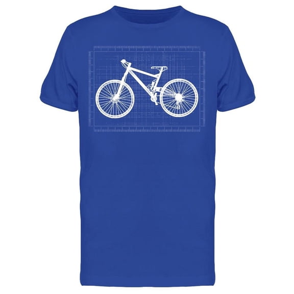Bicycle Drawing Tee Men's -Image by Shutterstock
