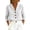 White, variant on Conairie Linen Shirts For Womens Solid Regular Fit Collar Long Sleeve Button Down Shirt Comfortable Beach Vacation Clothes Summer 2026 Green L