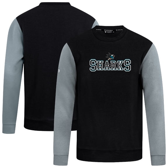 Men's Levelwear Black/Gray San Jose Sharks Ultimate Journey Sweatshirt