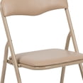 thumbnail image 2 of Kids Tan 3 Piece Folding Table and Chair Set, 2 of 8