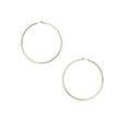 thumbnail image 2 of Thin Hoop Earrings, 2 of 2