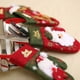 thumbnail image 4 of Navidad Tenedor Cuchara Vajilla Bolsas de regalo Santa Claus Muñeco de nieve Reno Oso Guantes Bolsillo Árbol de Navidad Decoración del hogar 4 piezas Eigraketly ZHF0171, 4 of 7