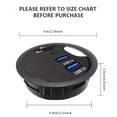 thumbnail image 3 of 1pc USB 2.0/3.0 Desktop High-Speed HUB with TF/SD Card Reading, USB-C Data Transfer and Charging Functions, 3 of 6