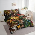 thumbnail image 3 of Homewish Botanical Mushroom Bedding Comforter Set 7 Pieces for Teenagers,Tree Leaves Full Bedding Set Lightweight,Exotic Style Fitted Sheet Flat Sheet,Breathable Home Decor,Reversible, 3 of 8