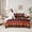 Red 01, variant on Feelyou Fashion Aztec Twin Bedding Sets 7pcs, Navy Damask Triangle Bedding Comforter Set