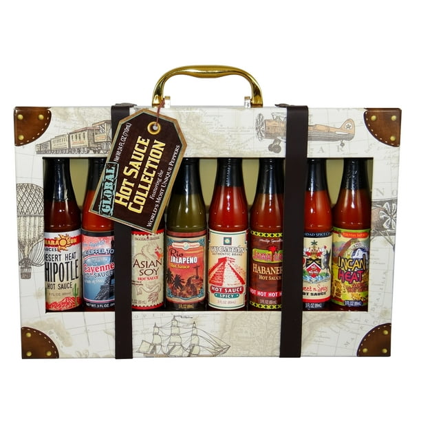 Dat'l DoIt Global Hot Sauce Gift Set, 8 Assorted Flavors