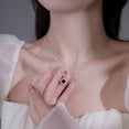 thumbnail image 4 of Cadena de suéter de trébol de cuatro hojas para mujer, moda de otoño e invierno y collar elegante, cadena de clavícula de popularidad de nicho de lujo ligero, 4 of 6