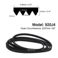 thumbnail image 2 of Unique Bargains 920J4 PJ V-Ribbed Belt 4 Ribs 92' Length x 0.37' Width x 0.14' Height, EPDM Micro V Serpentine Belt, 2 of 5
