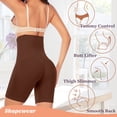 thumbnail image 3 of Tummy Control Shapewear Shorts for Women High Waisted Body Shaper Panties Slip Shorts Under Dresses Thigh Slimmer, 3 of 6