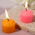 thumbnail image 4 of Leojiow Floral Scent Votive Candles 6Pcs Valentine'S Day And Holiday Birthday Decorationfor The Home Votive Candles 1.4Inch Diameter Wax Candles For Christmas Valentine'S Day Wedding Party Orange, 4 of 4