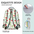 thumbnail image 5 of Pioneer Flower Floral Print Pattern Backpack for School, Cute School Bag with Adjustable Shoulder Straps and Padded Back, 15.3"x11"x7.1", 5 of 5